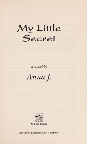Cover for My little secret
