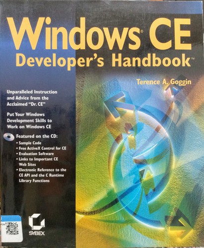 Cover for Windows CE developer's handbook / Terence A. Goggin with David L. Heskett and Jason M. MacLean.