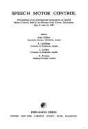 Cover for Speech motor control