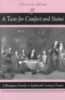 Cover for A taste for comfort and status