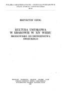 Cover for Kultura umysłowa w Krakowie w XIV wieku