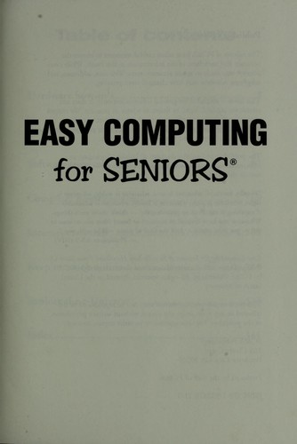 Cover for Easy Computing for Seniors