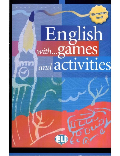 Cover for English with --- games and activities