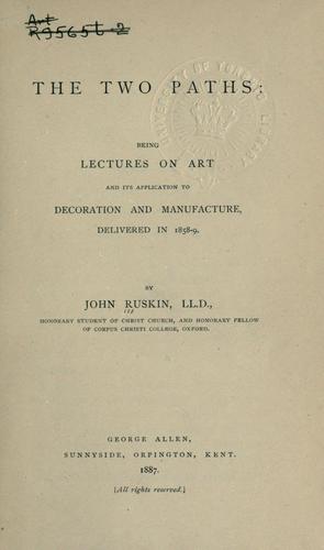 Cover for The two paths