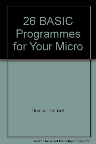 Cover for 26 BASIC programs for your micro