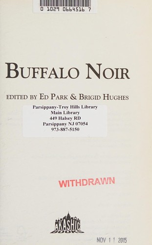 Cover for Buffalo noir