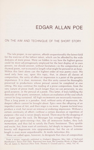 Cover for What is the short story?