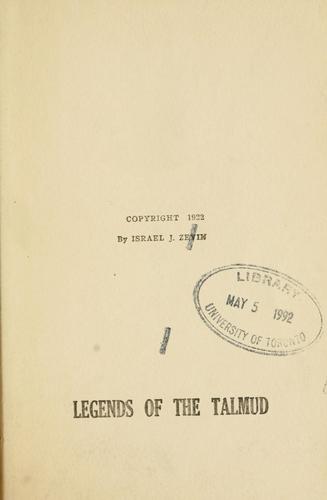 Cover for Ale agodes fun Talmud