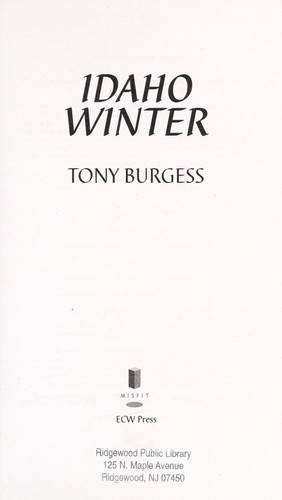 Cover for Idaho Winter