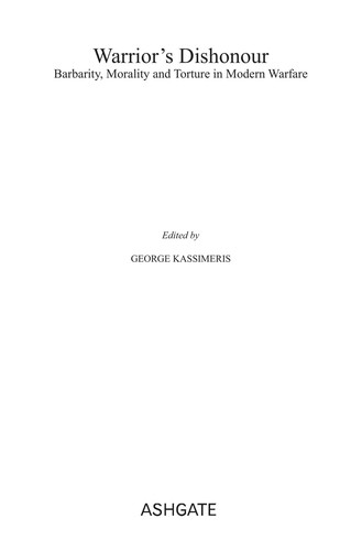 Cover for Warrior's dishonour
