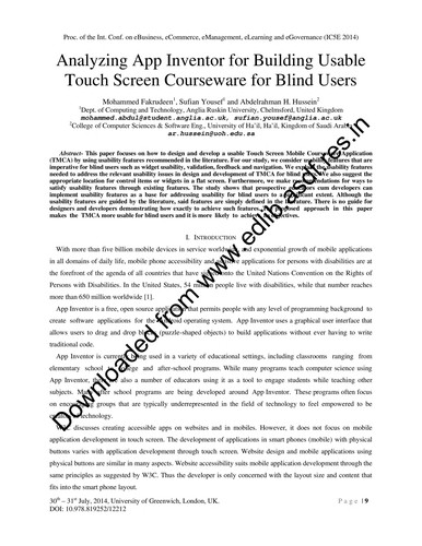 Cover for An Overview of Mobile Assisted Language Learning (MALL)
