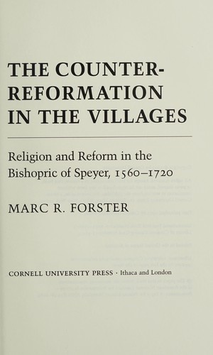 Cover for The Counter-Reformation in the villages