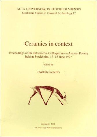 Cover for Ceramics in Context
