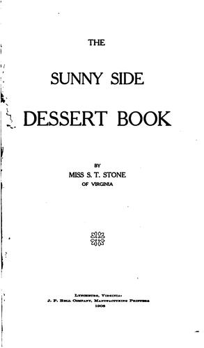 Cover for The Sunny Side Dessert Book