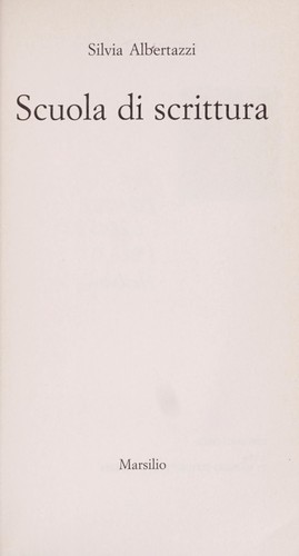 Cover for Scuola di scrittura
