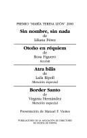 Cover for Sin Nombre, Sin NADA (Publicaciones de la Asociacion de Directores de Escena de Es)