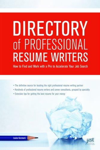 Cover for Directory of Professional Resume Writers