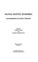 Cover for Matías Montes Huidobro