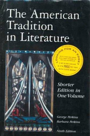 Cover for The American Tradition in Literature