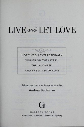 Cover for Live and let love