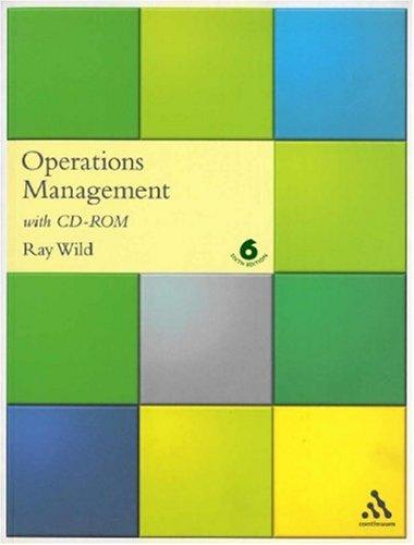 Cover for Operations Management
