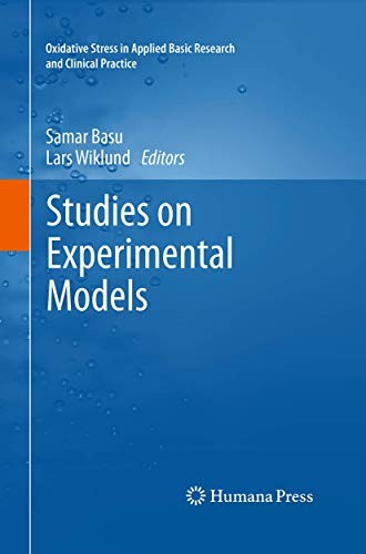 Cover for Studies on Experimental Models