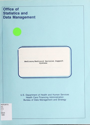 Cover for Medicare/Medicaid decision support systems