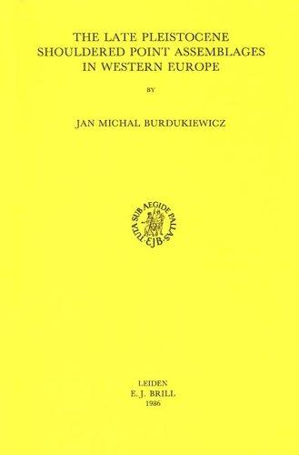 Cover for The late Pleistocene shouldered point assemblages in western Europe