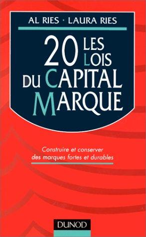 Cover for Les 20 lois du capital marque