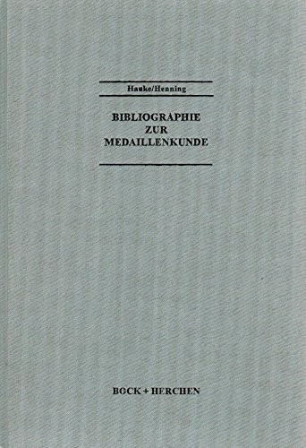 Cover for Bibliographie zur Medaillenkunde