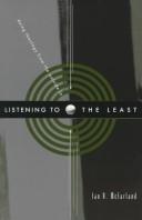 Cover for Listening to the least