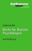Cover for Recht für Diplom- Psychologen. Eine Einführung.