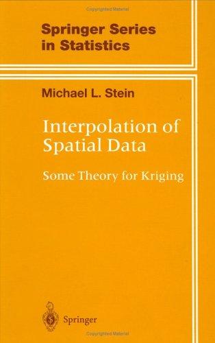 Cover for Interpolation of spatial data