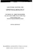 Cover for Lecture Notes in Ophthalmology