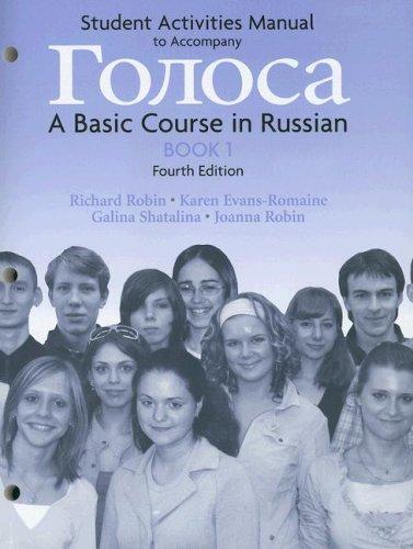 Cover for Golosa - Basic Course in Russian Book 1