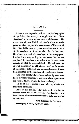 Cover for Personal Recollections of Pardee Butler: With Reminiscences by His Daughter