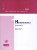Cover for Risk adjusted poverty in Argentina