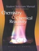 Cover for Student Solutions Manual to Accompany Chemistry and Chemical Reactivity
