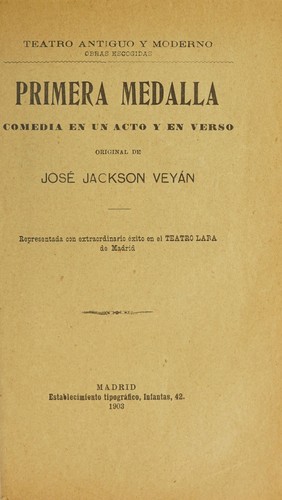Cover for Primera medalla