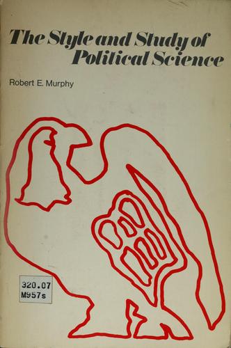 Cover for The style and study of political science