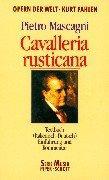 Cover for Cavalleria rusticana.