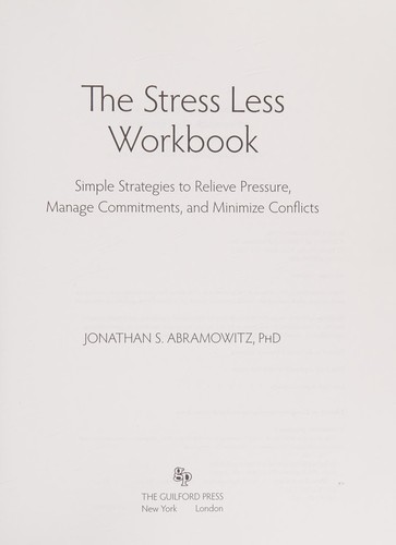 Cover for The stress less workbook