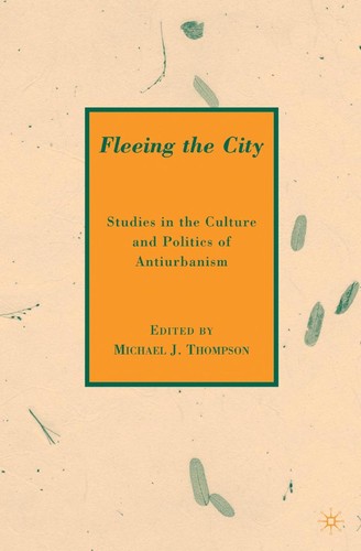 Cover for Fleeing the city
