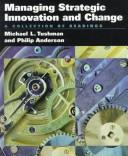 Cover for Managing strategic innovation and change