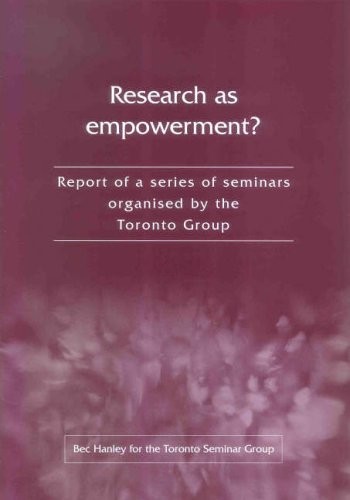 Cover for Research as Empowerment?