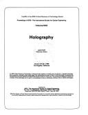 Cover for Holography