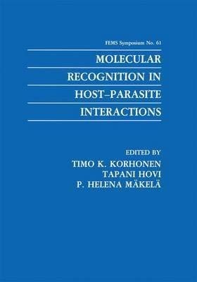 Cover for Molecular Recognition in Host-Parasite Interactions