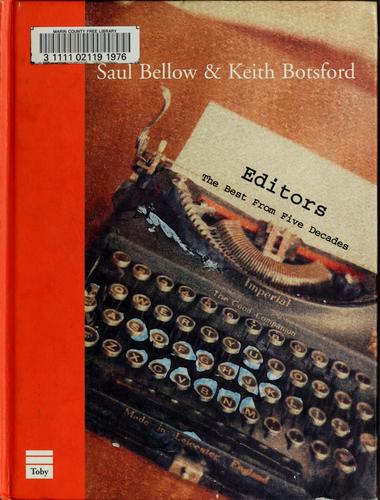 Cover for Saul Bellow & Keith Botsford