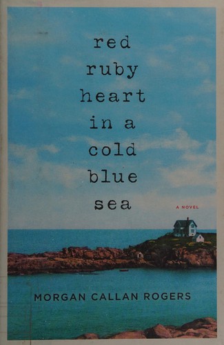 Cover for Red ruby heart in a cold blue sea