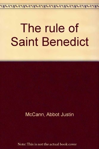 Cover for Rule of Saint Benedict